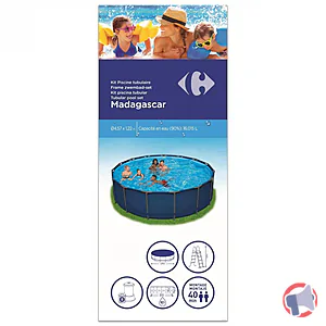 Rappel produit PISCINE TUBULAIRE modèle MADAGASCAR CARREFOUR