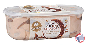Rappel produit 2 Bacs de glace 900mL Carrefour Sensation Carrefour Sensation