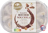 Rappel produit Carrefour Sensation Bac Façon Rocher Nocciola Chocolat & Noisettes 900mL