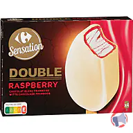 Rappel produit Carrefour Sensation Bâtonnets Double Raspberry chocolat blanc Framboise x4