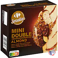 Rappel produit Carrefour Sensation Bâtonnets Mini double almond