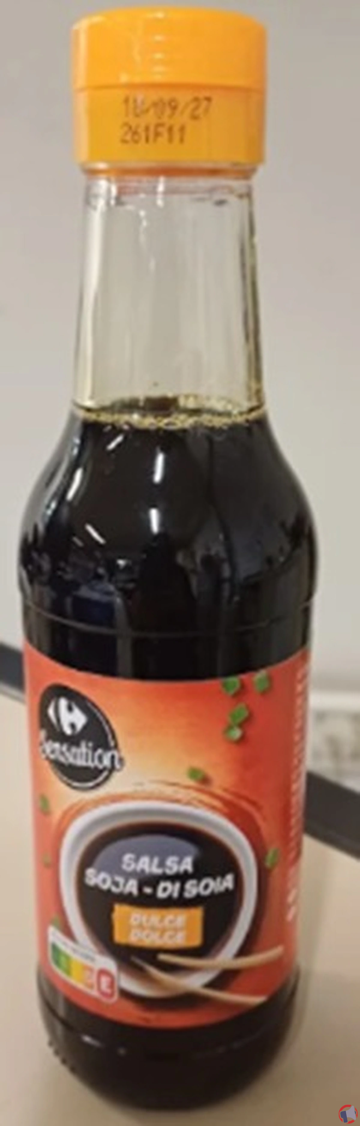 Rappel produit : carrefour sensation salsa soja di soia dulce