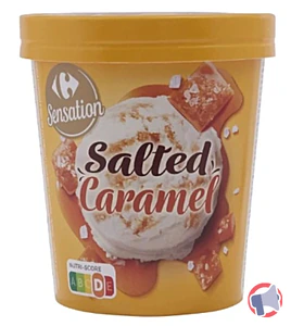 Rappel produit Salted Caramel 500ml Carrefour Sensation