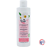 Rappel produit LAIT DEMAQUILLANT DOUCEUR CARREFOUR SOFT (photo numéro 1)