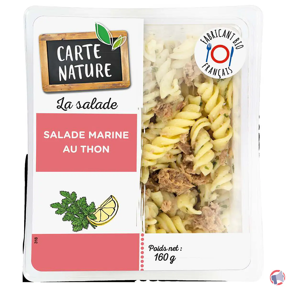 Carte nature salade marine thon : rappel produit et analyse des risques