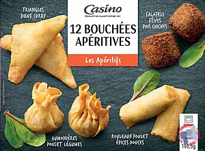 Rappel produit 12 bouchées apéritives surgelées 199.5g Casino