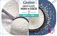 Rappel produit Bacs glacés 1L (Café, Pistache, Noix de coco, Menthe Chocolat et Vanille) CASINO (photo numéro 3)