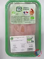 Rappel produit Aiguillettes de poulet Bio jaune Casino Bio (photo numéro 1)