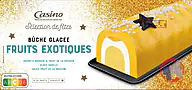 Rappel produit CASINO Bûche glacée fruits exotiques 557,1g / 1L CASINO