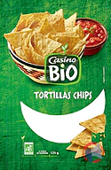 Rappel produit Chips tortilla BIO, 125g, Casino Casino (photo numéro 1)
