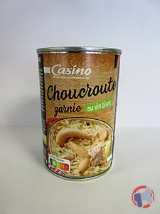 Rappel produit Choucroute garnie 800g Casino Casino