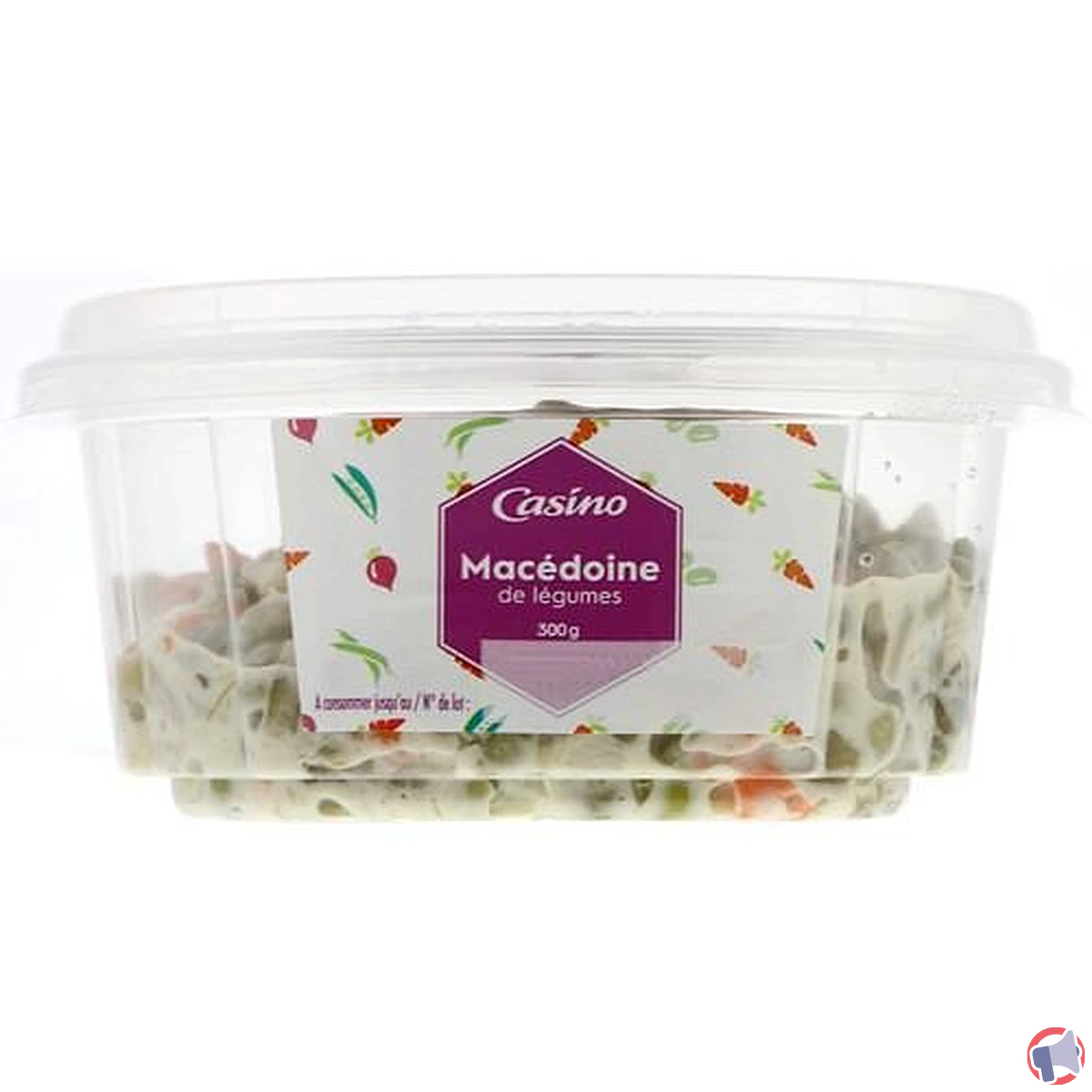 Rappel de produit : Macédoine de légumes de la marque Casino pour contamination chimique