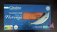 Rappel produit CASINO Saumon fumé élevé en Norvège 650g Casino