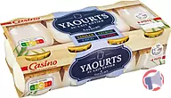 Rappel produit Yaourts au lait entier 4 saveurs Vanille - Citron - Coco - Fraise 8 x125g Casino Casino (photo numéro 1)