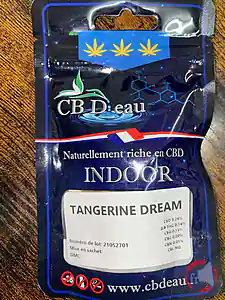 Rappel produit TANGERINE DREAM INDOOR Delta9 THC 0.14% CBD'EAU
