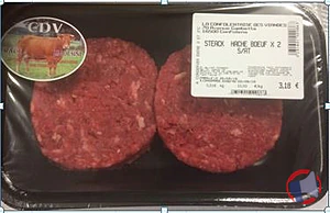 Rappel produit Steack haché CDV Confolentaise des Viandes