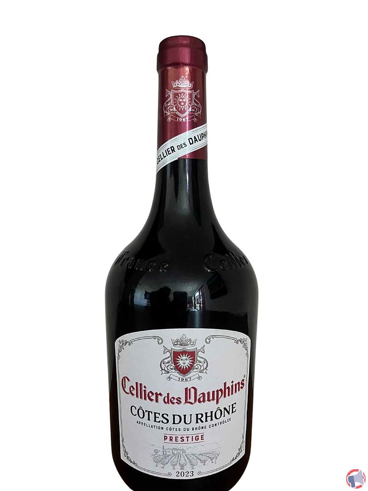 Rappel de produit : Cellier des Dauphins Prestige - AOP Côtes du Rhône rouge 2023