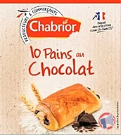 Rappel produit CHABRIOR 10 Pains au chocolat CHABRIOR