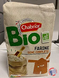 Rappel produit Farine de blé semi complète T110 Bio CHABRIOR