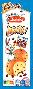 Rappel produit MOOV! Brioches aux pépites de chocolat au lait CHABRIOR CHABRIOR