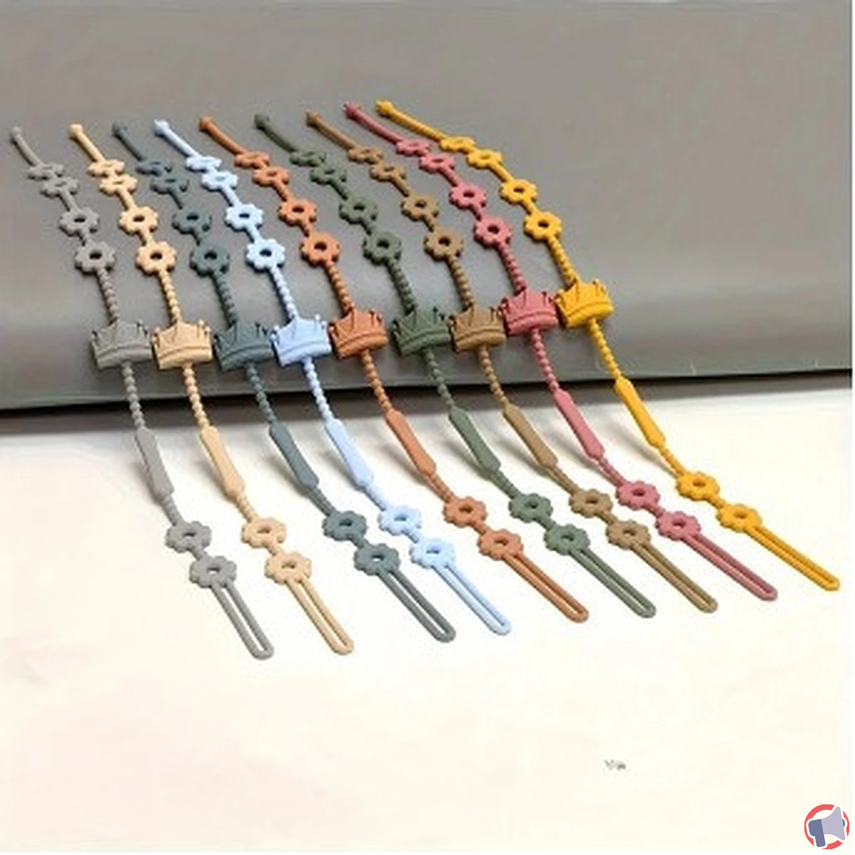 Rappel de produit : chaîne de sucette en silicone mignon de la boutique Qiyun sur TEMU