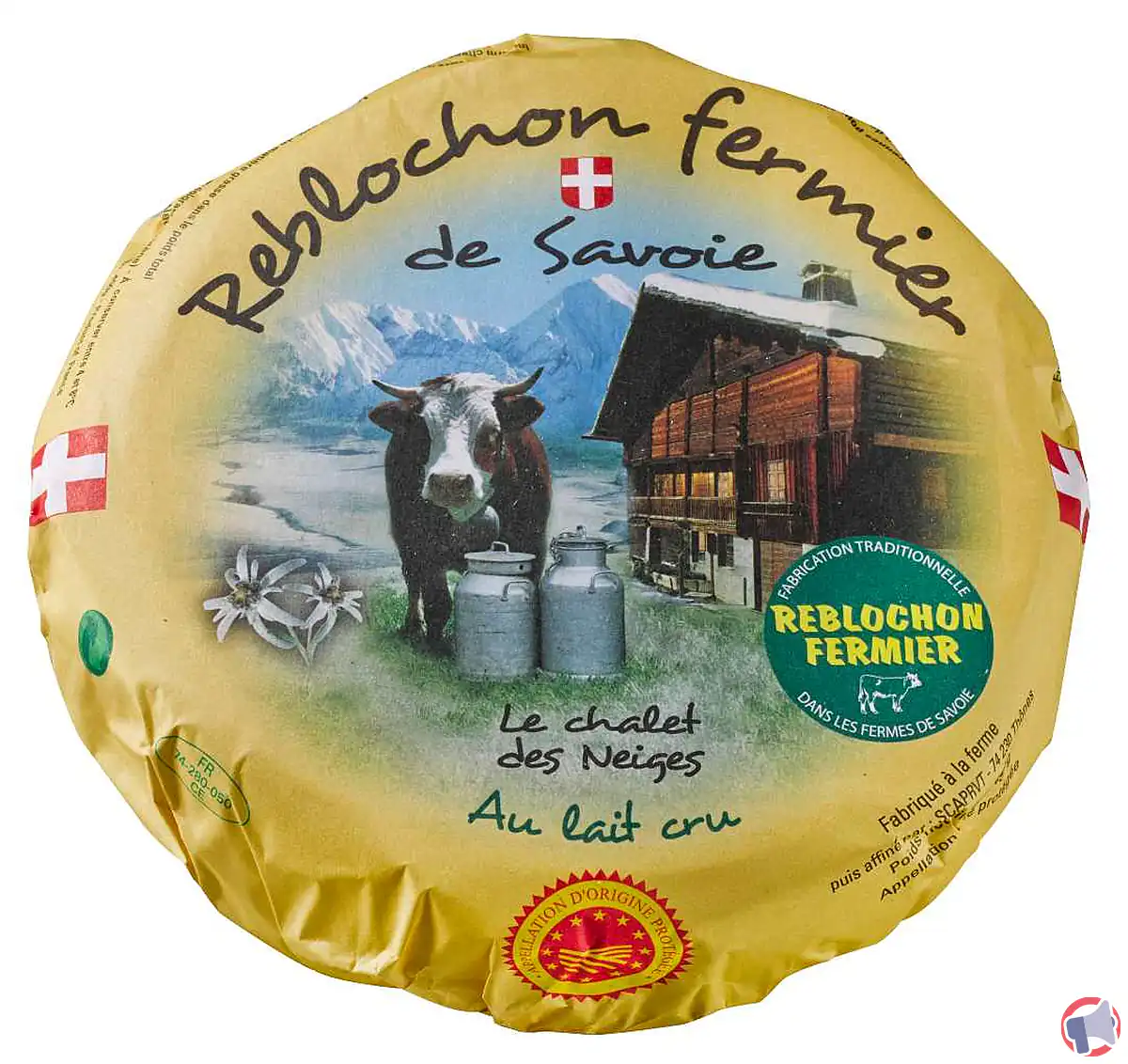 Rappel : chalet neiges reblochon fermier aop (risque microbiologique) : ce qu’il faut faire