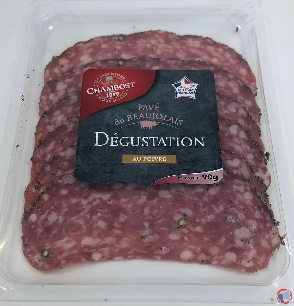 Rappel produit : pavé du beaujolais au poivre VPF 90G de la marque Chambost