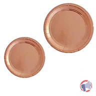 Rappel produit ASSIETTES ROSE GOLD 18cm et 23cm A chaque fête sa déco ! (photo numéro 1)