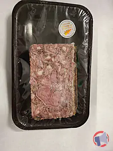 Rappel produit PATE DE TETE PERSILLE S/AT CHARCUTERIE COSME