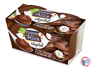 Rappel produit Dessert au lait de coco et chocolat CHARLES et ALICE