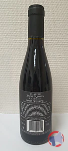 Rappel produit Côtes-du-Rhône rouge 2019 Château Saint Roman 375 ml Château Saint Roman
