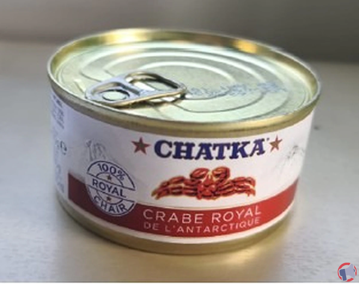 Rappel produit Chatka crabe royal de l’Antarctique 100-23698