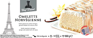Rappel produit OMELETTE NORVEGIENNE CHEF DESSERT