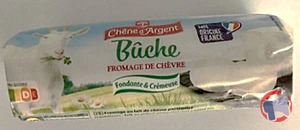 Rappel produit Bûche de Chèvre – 180g Chêne d'Argent