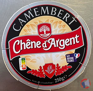 Rappel produit Camembert 250g Chêne d'argent
