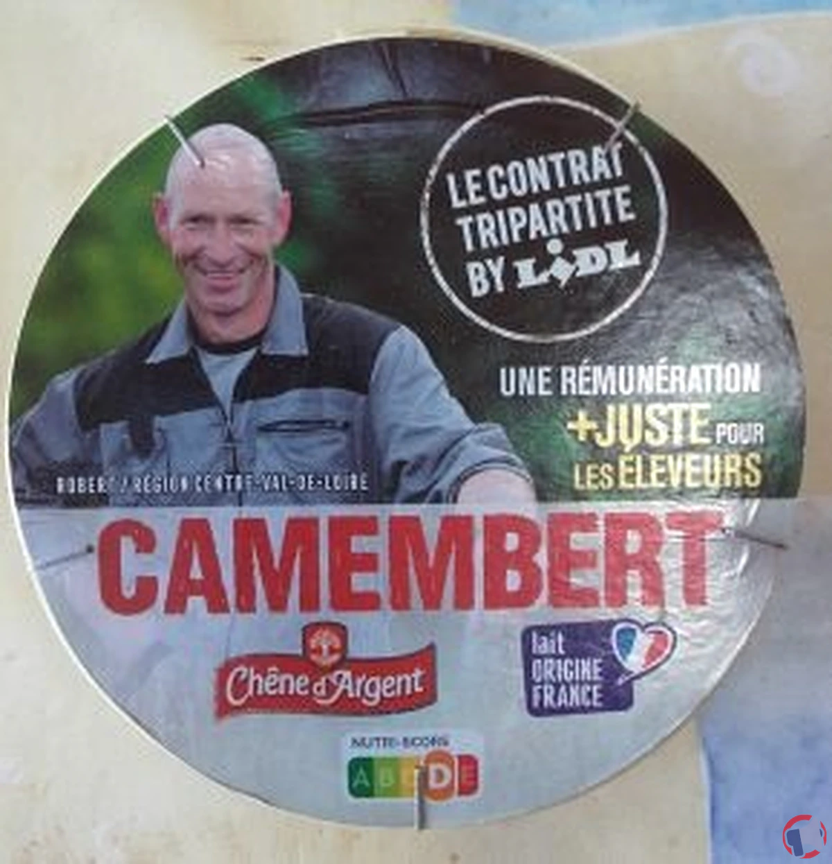 Rappel produit : suspicion de contamination par listeria monocytogenes sur le camembert tripartite 250g de chêne d'argent