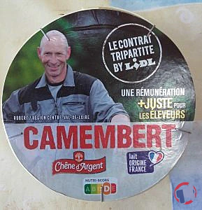 Rappel produit Camembert tripartite 250g Chêne d'argent