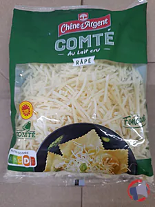 Rappel produit Comté râpé AOP 150g Chêne d'Argent