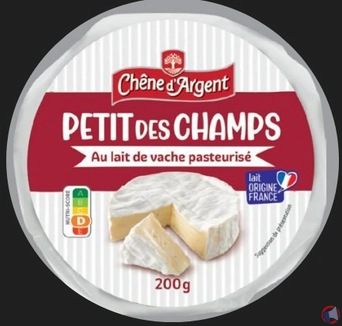 Rappel de produit : chêne d'argent petit des champs 200g contaminé par listeria monocytogenes