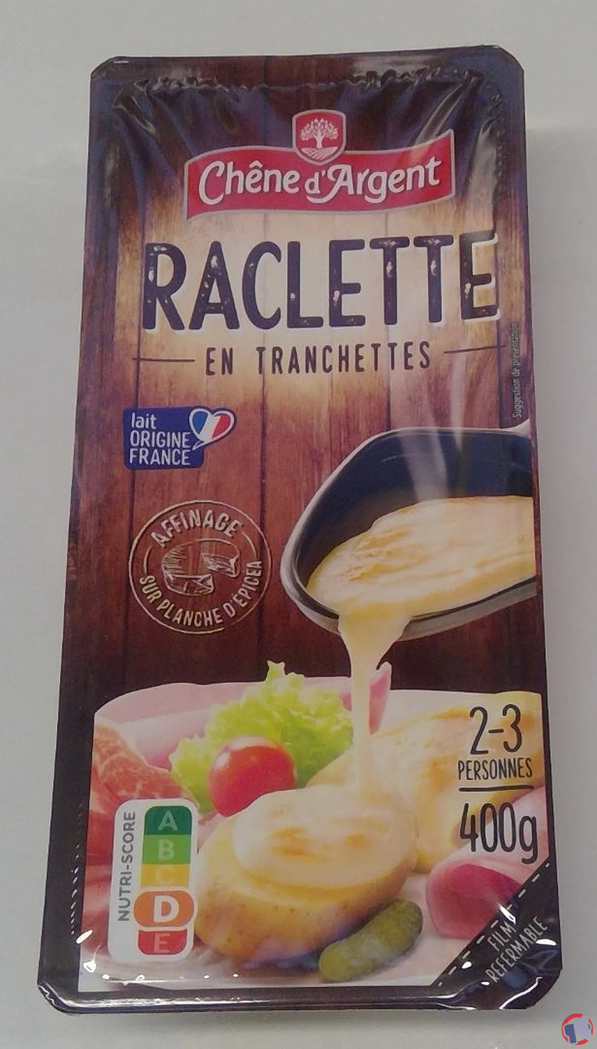 Rappel produit : Chêne d'argent raclette nature