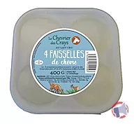 Rappel produit Faisselle de Chèvre au lait cru 4x100g Chevrier des Crays (photo numéro 1)
