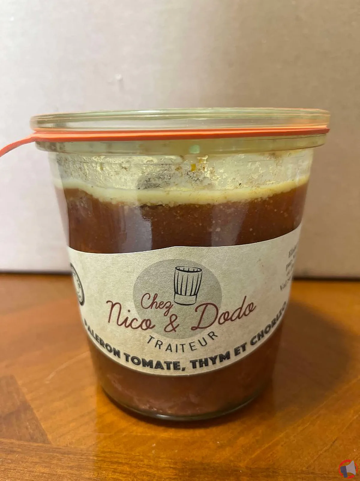 Rappel de produit : paleron tomate, thym & chorizo de chez Nico et Dodo
