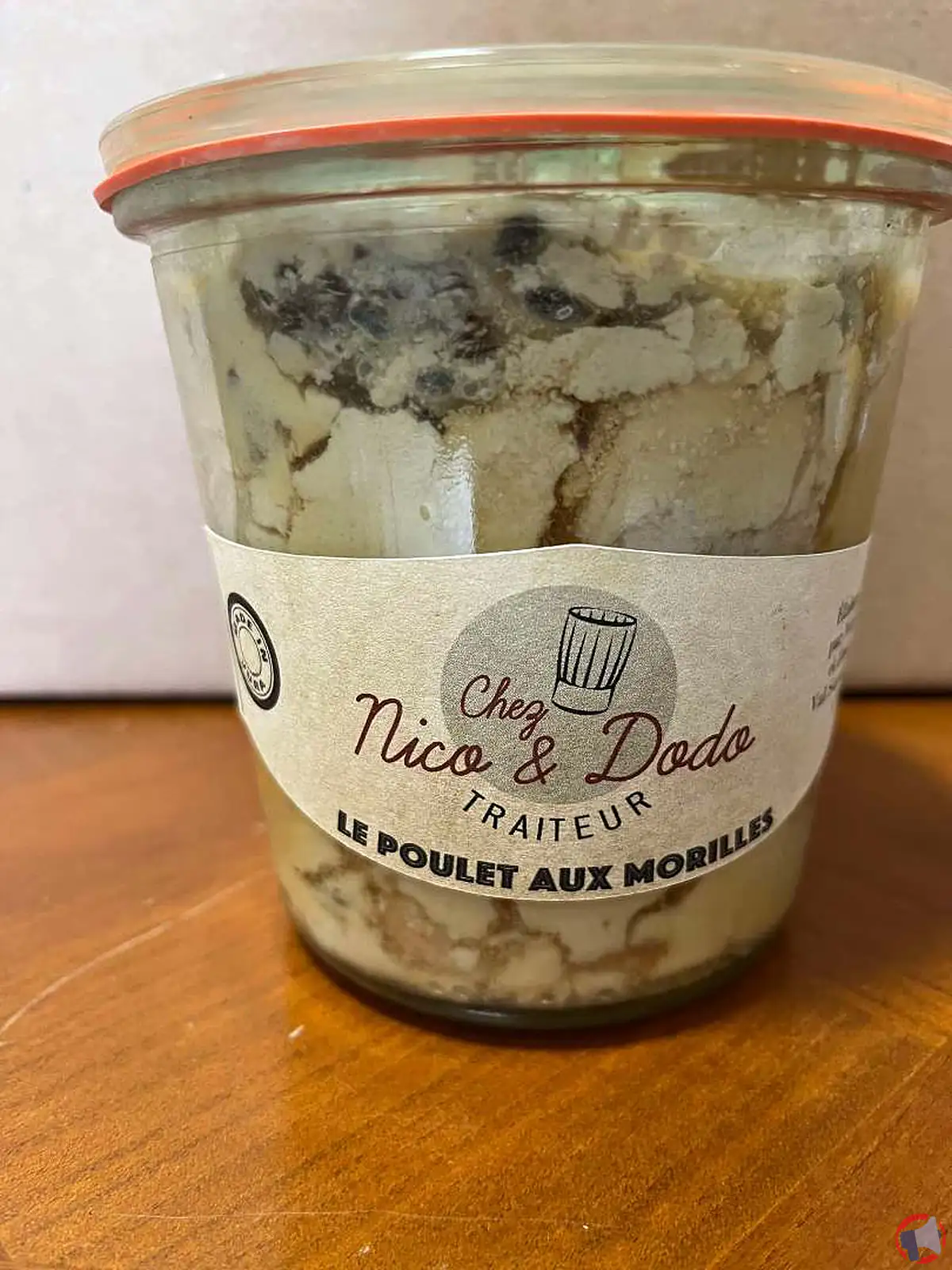 Rappel de produit : le poulet aux morilles de Chez Nico et Dodo