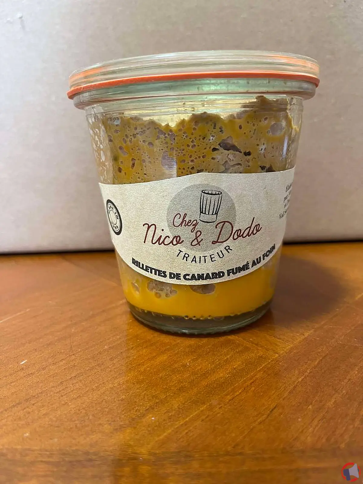 Rappel produit : rillettes de canard fumées au foin de la marque Chez Nico et Dodo