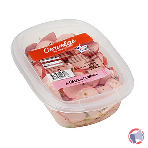 Rappel produit Cervelas vinaigrette 500g Le choix du traiteur