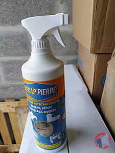 Rappel produit DECAP'PIERRE - PUISSANT NETTOYANT PIERRE EN 1 LITRE LE CHOUAN