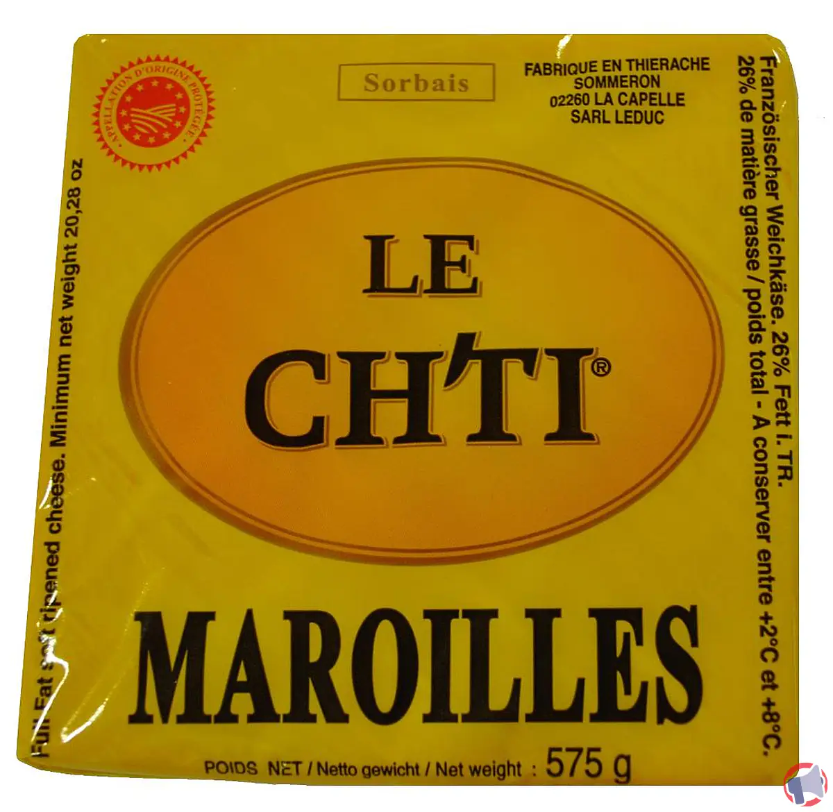 Rappel de Maroilles Sorbais AOP Ch'ti : risque de contamination par la listéria