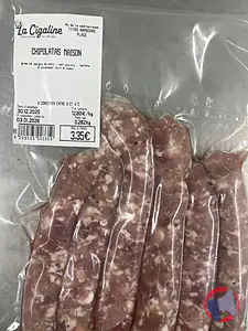 Rappel produit Chipolatas maison La Cigaline