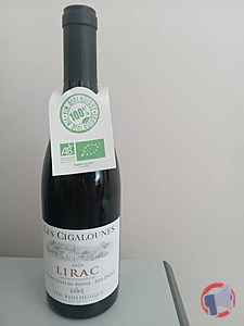 Rappel produit Lirac Rouge 2020 Biologique Les Cigalounes