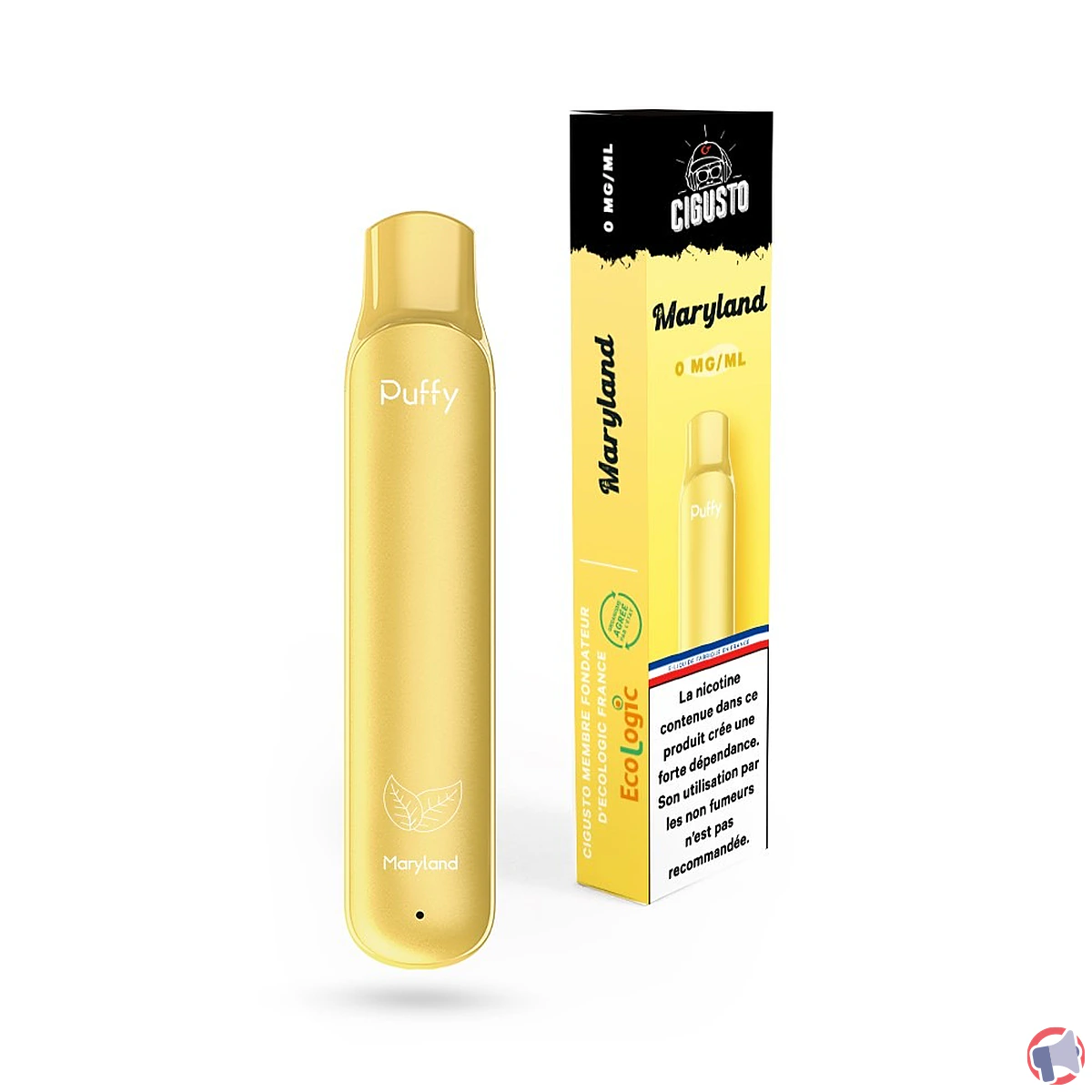 Rappel produit : cigarette électronique PUFFY de la marque Cigusto